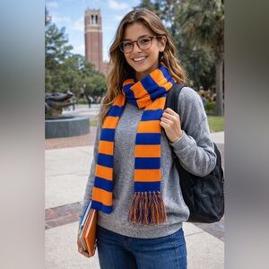 Cejon Women's Orange & Blue University of Florida Team Scarf